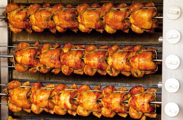 Grilled chicken background — Stock Photo, Image