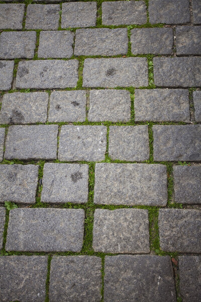 Background of the pavement