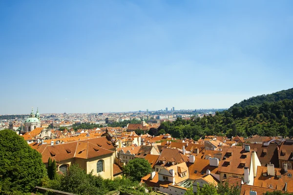 Widok na Pragę — Zdjęcie stockowe