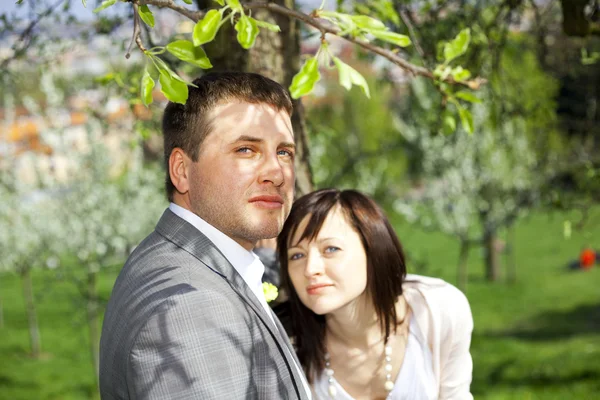 Just married in — Stock Photo, Image
