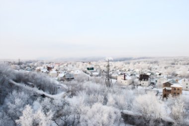 Güzel bir kış manzarası