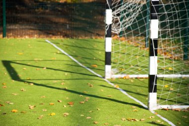 Bir futbol golünde şebeke