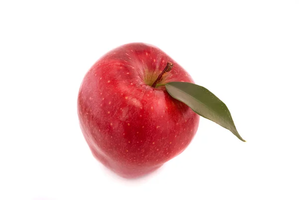 Manzana aislada en blanco — Foto de Stock