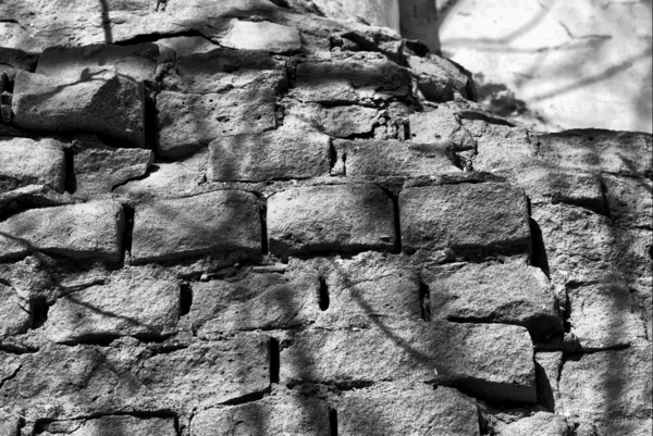Tuğla duvarın arkaplanı — Stok fotoğraf