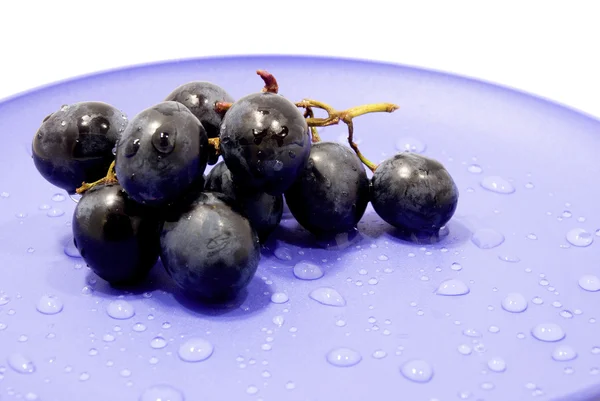 Winogrona na talerzu — Zdjęcie stockowe