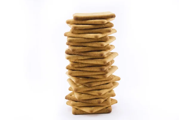 Cookies που απομονώνονται σε λευκό — Φωτογραφία Αρχείου
