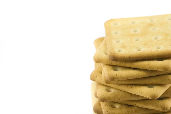 Cookies isolerade på vitt — Stockfoto