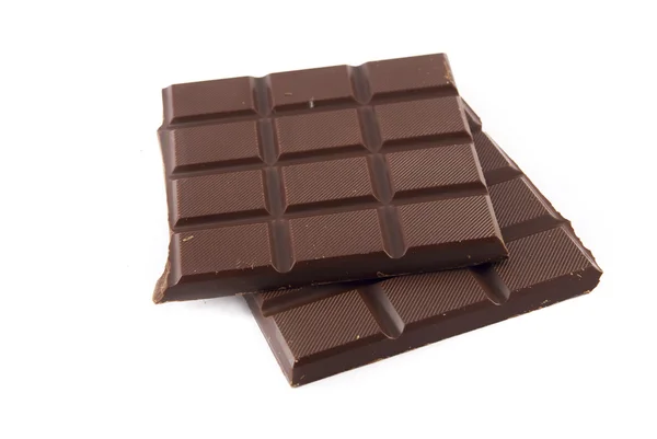 Chocoladereep geïsoleerd op wit — Stockfoto