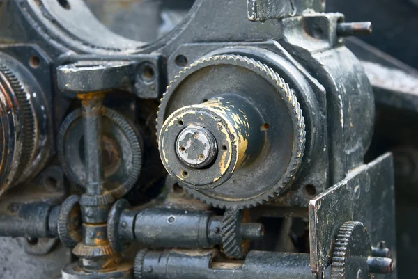 Detallar el mecanismo de hierro —  Fotos de Stock