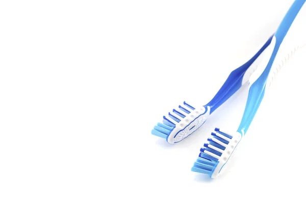 Cepillo de dientes aislado en blanco — Foto de Stock
