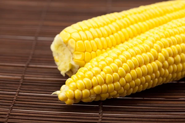 Corn lying on the mat — Stock Photo, Image