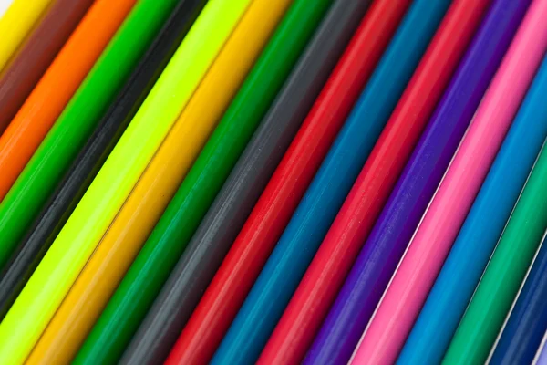 Pozadí barevných tužek — Stock fotografie