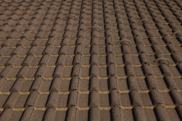背景タイル屋根 — ストック写真