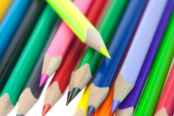 Renkli kalemler arka plan — Stok fotoğraf