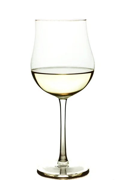 Vaso de vino aislado en blanco — Foto de Stock