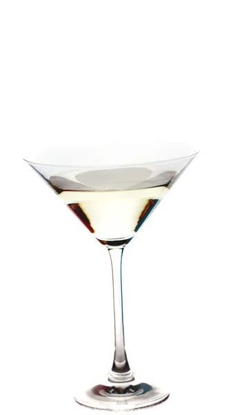 Vidro martini isolado em branco — Fotografia de Stock