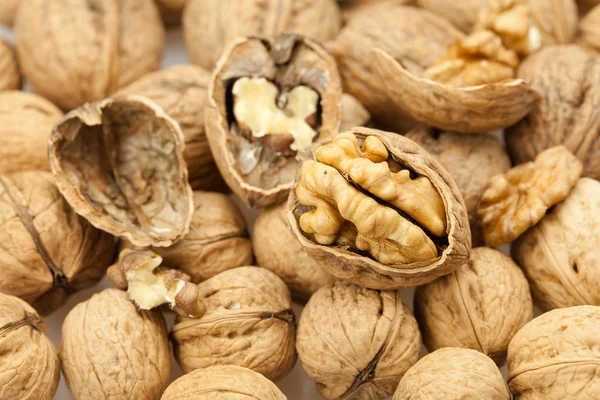 Walnuts background — Stock Photo, Image