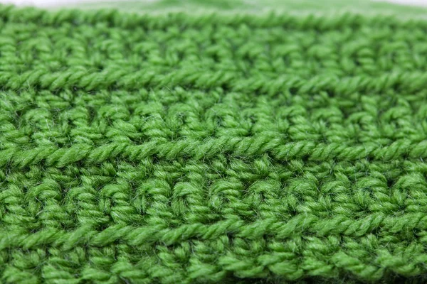 Spiedino di lana e fondo pezzo lavorato a maglia — Foto Stock