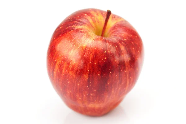 白で隔離された赤いリンゴ — ストック写真