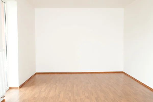 Čisté bílé místnosti interiér chalupy země — Stock fotografie
