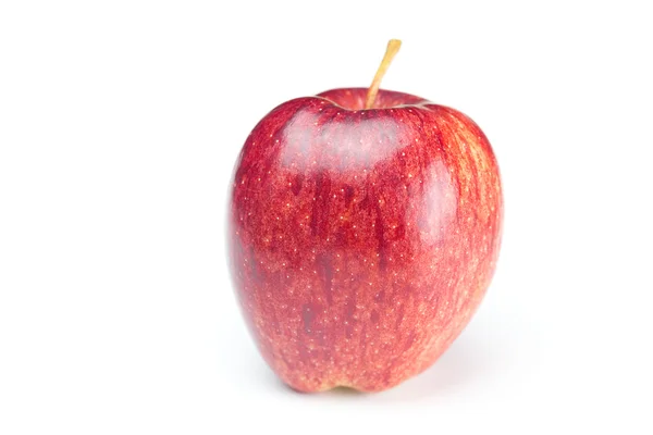 Bela maçã suculenta suave isolada no branco — Fotografia de Stock
