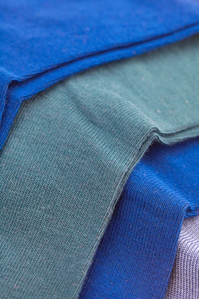 Fond de chaussettes multicolores en coton — Photo