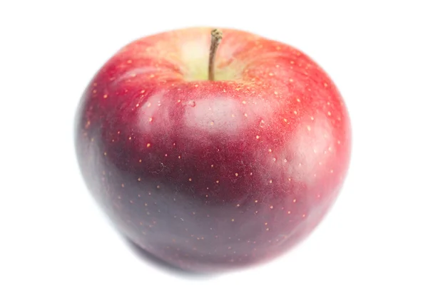 Kaunis täyteläinen mehukas omena eristetty valkoinen — kuvapankkivalokuva