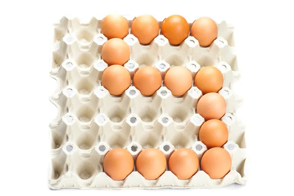 Yumurta beyaz izole beş numara olarak — Stok fotoğraf