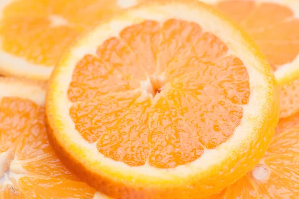 Tło ząbki w plasterkach? pomarańcze — Zdjęcie stockowe