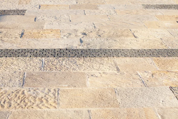 Bakgrund av sten trottoaren — Stockfoto