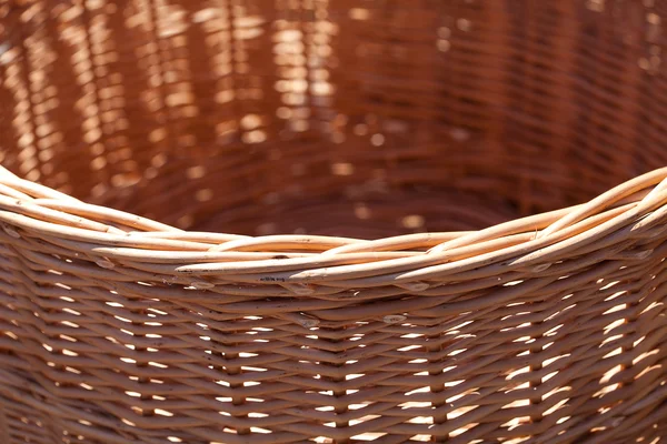 Fundo das cestas na feira — Fotografia de Stock