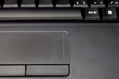 klavye ve Touchpad laptop yakın çekim