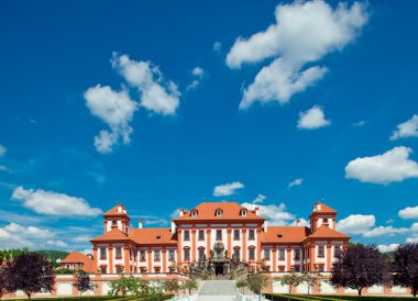 Troja castle in Prague against the blue sky clipart