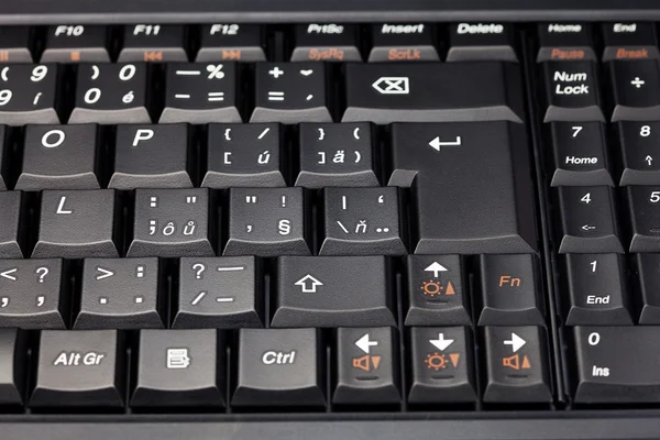 Laptop toetsenbord close-up — Stockfoto