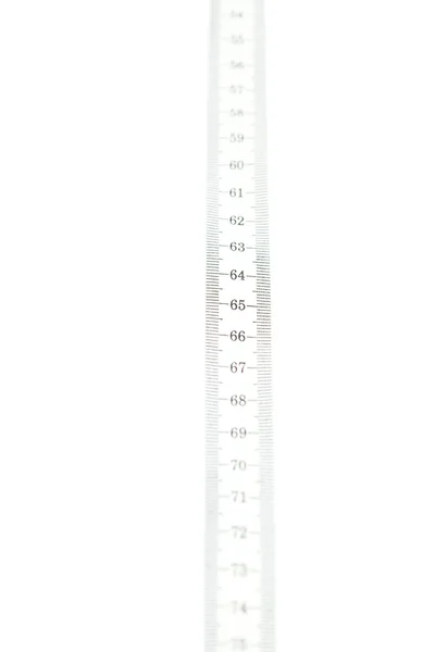 Měřicí páska izolovaná na bílé — Stock fotografie