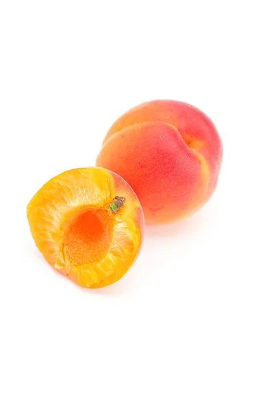 Apricot isolated on white — Stock Photo, Image