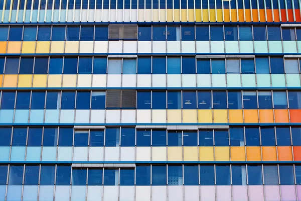 Zázemí moderní kancelářské budovy sklo — Stock fotografie