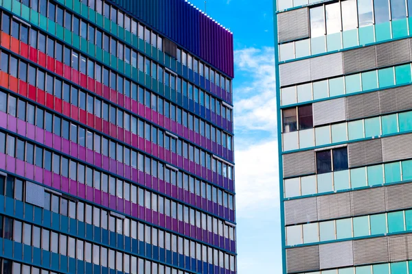 玻璃现代办公大楼的背景 — 图库照片