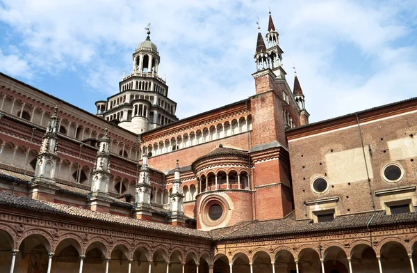 Monasterio italiano Certosa di Pavia —  Fotos de Stock