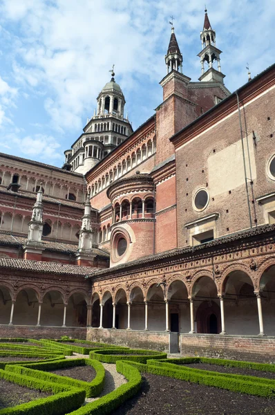 Monastero Italiano Certosa di Pavia — Foto Stock