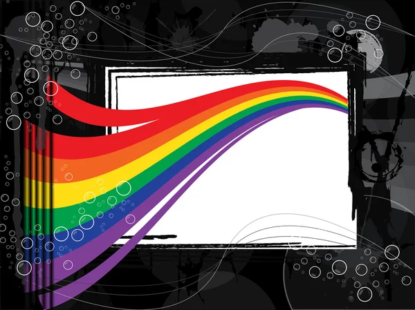 Rainbow background — Stockvector