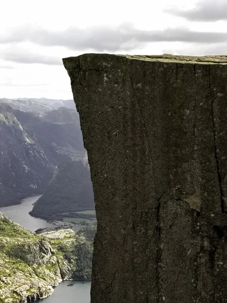 Preikestolen fjord — Stockfoto