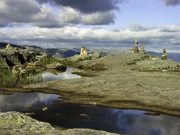 Encima de una montaña de Noruega —  Fotos de Stock