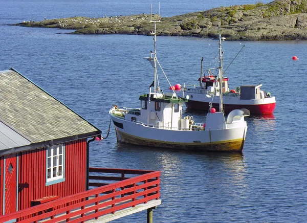 Noorse vissersboot — Stockfoto