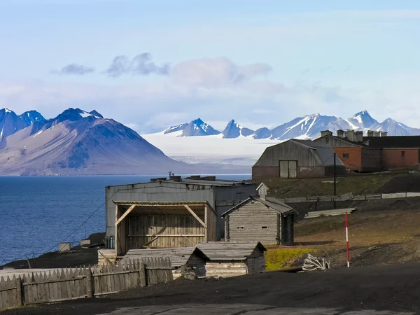 Artic rural huisvesting landschap — Stockfoto