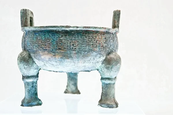 Starověké bronzové ding — Stock fotografie