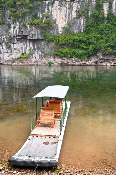 stock image Bamboo raft in Li River
