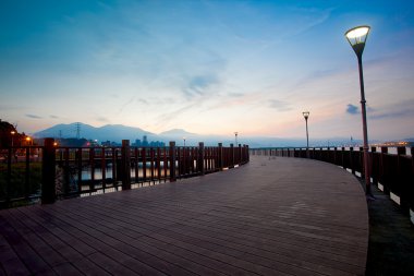 Tamsui sunrise yeni taipei city, Tayvan