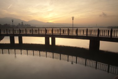 Tamsui sunrise yeni taipei city, Tayvan