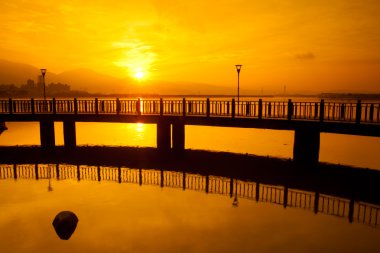 Tamsui sunrise yeni taipei city, Tayvan